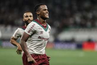 Jhon Arias na Neoquímica Arena. (FOTO: LUCAS MERÇON / FLUMINENSE F.C.)