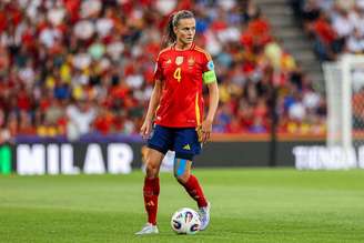 Irene Paredes (Espanha) durante jogo contra a Suíça, no dia 11.07.2025 