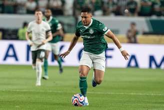 Vitor Roque (Palmeiras) durante jogo contra o Chelsea, no dia 04.07.2025 