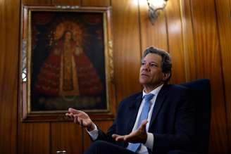 O ministro da Fazenda, Fernando Haddad