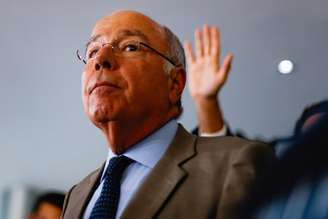 Ministro das relações exteriores, Mauro Vieira, participou da reunião com os senadores.