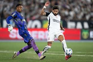 Yuri Alberto, do Corinthians, contra o Botafogo