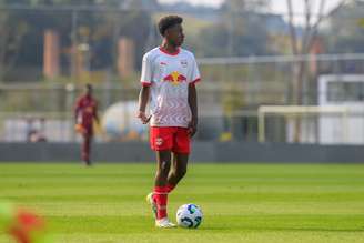 Emanuel Oliveira, jogador do time sub-17 do Red Bull Bragantino. 