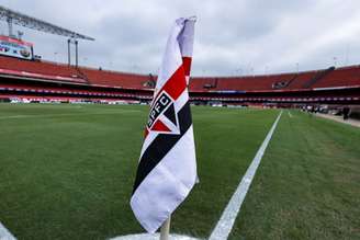 Bandeirinha de escanteio do São Paulo