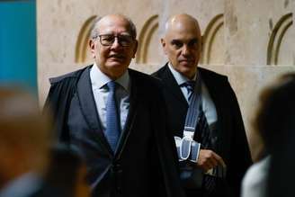 Gilmar Mendes saiu em defesa de Alexandre de Moraes, após sanções ao colega