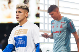 No RJ são dois beijos: novo reforço do Flamengo tem tatuagem de 'beijinho' igual a de Ayrton Lucas 