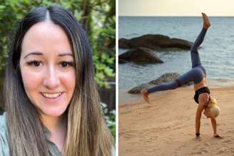 Deborah Cobb perdeu a visão aos 19 anos após dar 'estrelinhas' na praia