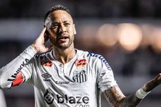 Neymar em ação pelo Santos