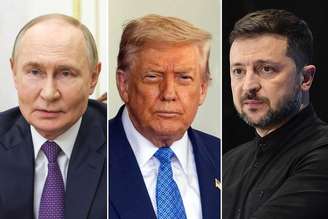 Putin, Trump e Zelensky tentam chegar a um cessar-fogo