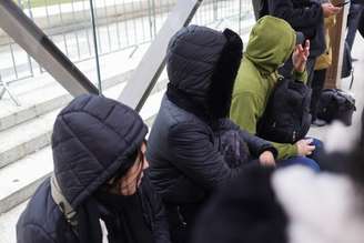 Mais um dia de muito frio na cidade de São Paulo.