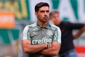 Abel Ferreira durante jogo do Palmeiras
