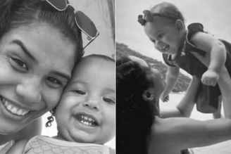 Gabrielly Simões Silva, de 21, e Jade Caroline Simões Martins, de um ano, foram mortas pelo marido e pai, em Santos 