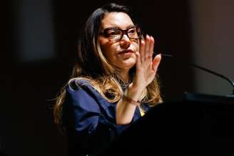 Primeira-dama defende a segurança infantil no ambiente digital.