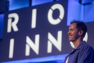 Sebastian Vettel , ex-piloto de fórmula 1 durante o RIW Rio Innovation Week , o maior evento de tecnologia da América Latina, no Pier Mauá