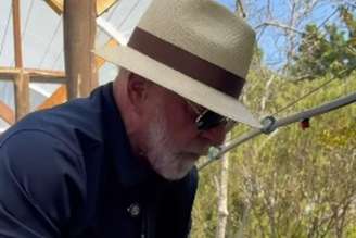 Lula divulgou vídeo plantando uva