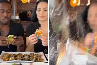 Influenciadores foram atingidos por carro dentro de restaurante, enquanto gravavam vídeos