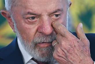 Lula durante evento no Palácio do Planalto