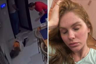 Imagens do circuito de câmera de segurança | Bárbara Evans desabafa sobre o assunto