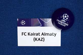 Kairat Almaty em sorteio da Liga dos Campeões