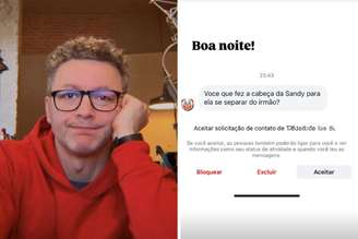 Lucas Lima, músico | reação de Lucas Lima a pergunta na rede social