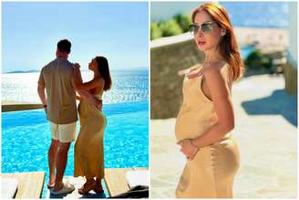 Maíra Cardi e Thiago Nigro curtem viagem na Grécia