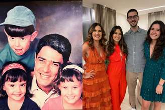 William Bonner e Fátima Bernardes tiveram juntos os trigêmeos: Laura, Beatriz e Vinícius