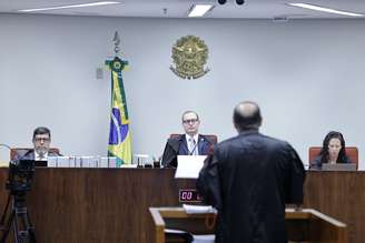 Segundo dia de julgamento dos réus da trama golpista na 1ª Turma do Supremo Tribunal Federal (STF)