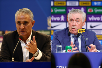 Tite x Ancelotti: veja as comparações entre as estreias dos treinadores na Seleção Brasileira