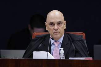 Alexandre de Moraes em 3º dia do julgamento da trama golpista