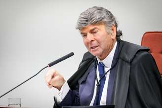 Ministro Luiz Fux no julgamento da trama golpista no STF nesta quarta-feira, 10