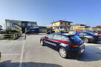 Local de crime em Piove di Sacco, na Itália