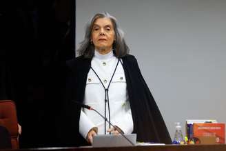 Cármen Lúcia, ministra do STF, no julgamento do "núcleo crucial" da trama golpista