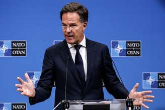 O secretário-geral da Otan, Mark Rutte, anunciou plano para fortalecer flanco leste