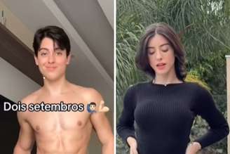 Bella Longuinho compartilha antes e depois de sua transição de gênero