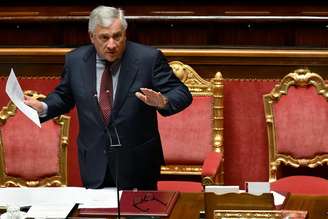 Vice-premiê Antonio Tajani participa de audiência no Senado italiano