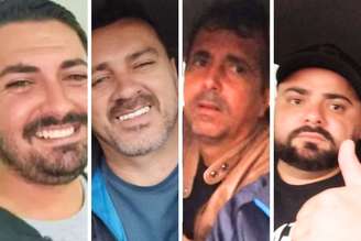 Da esquerda para a direita, Alencar, Rafael, Robishley e Diego, vítimas de homicídio que foram encontradas nesta quinta-feira, 18.
