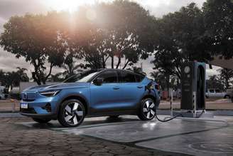 Eletroposto de carga rápida da Volvo Car Brasil em Avaré (SP)