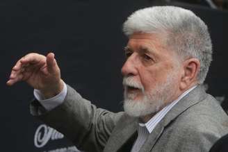 Celso Amorim, assessor especial de Lula, durante reunião do G-20 no Rio