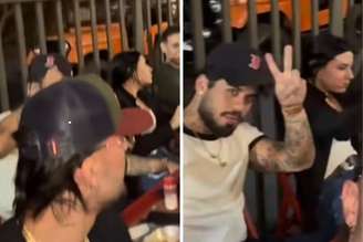 Zé Felipe tira mão da perna de Ana Castela