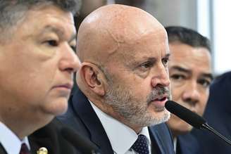 Antonio Carlos Camilo Antunes, conhecido como "Careca do INSS", durante depoimento na CPMI