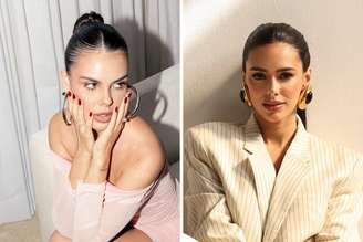 Amanda Kimberlly e Bruna Biancardi, ex-namorada e atual esposa de Neymar