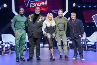 Mumuzinho, Péricles, Duda Beat e Matheus e Kauan, técnicos do The Voice Brasil
