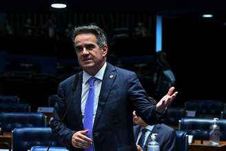 Senador Ciro Nogueira (PP-PI) em pronunciamento no Senado, em julho de 2025.