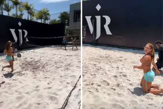 Registros de Virginia na mansão de Vini Jr.