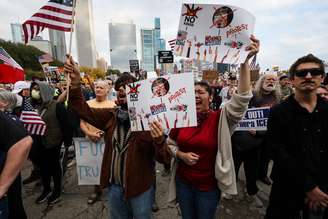Protesto contra o governo de Trump
