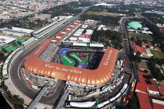Imagens aéreas do Autódromo Hermanos Rodríguez