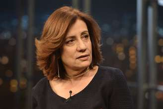 Miriam Leitão nos Estúdios da Globo