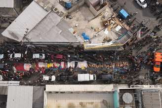 Corpos de mortos em operação policial no Rio de Janeiro