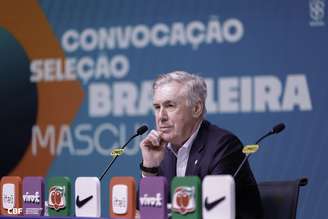 ‘Não sou pai e nem irmão’, diz Ancelotti sobre polêmicas recentes de Vini Jr.