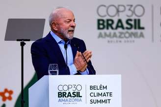 Lula discursou para outros chefes de Estados em cúpula que antecede a conferência climática da ONU